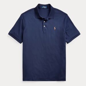 Ralph Lauren Men's Navy Soft Cotton Polo Shirt - All Fits